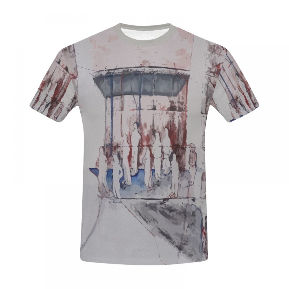 Men's People Art Cage Short T-shirt Uk