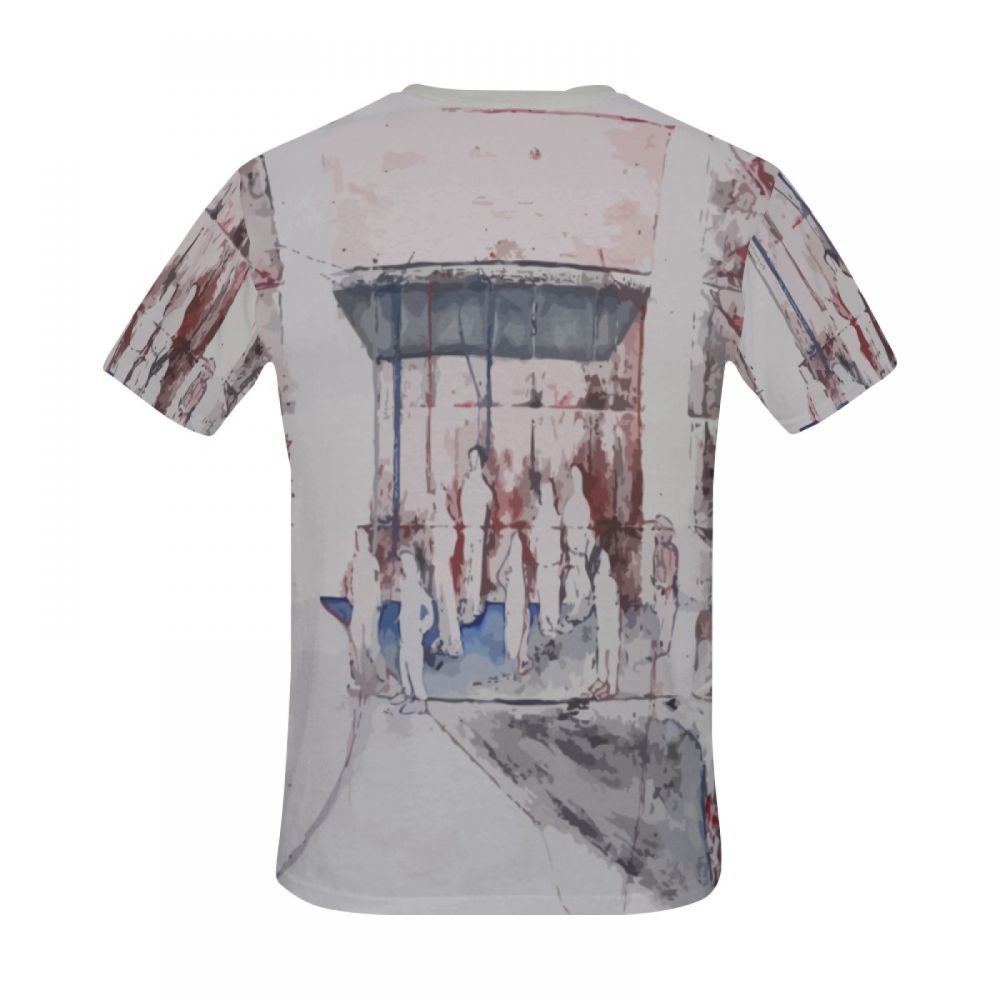 Men's People Art Cage Short T-shirt Uk