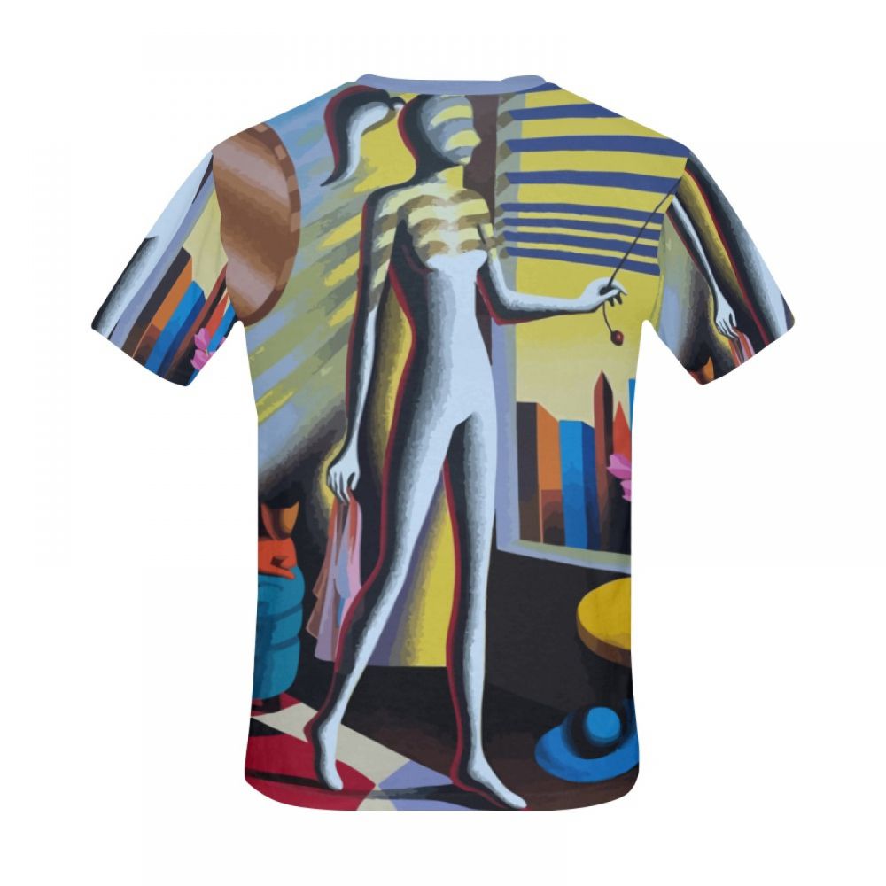 Men's Pop Art New Day Short T-shirt Uk