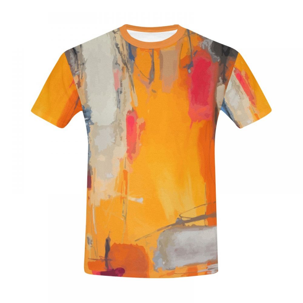 Men's Abstract Art Absolute Day Short T-shirt Uk