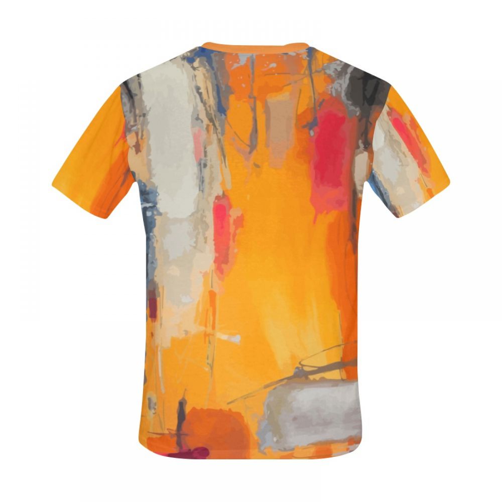 Men's Abstract Art Absolute Day Short T-shirt Uk