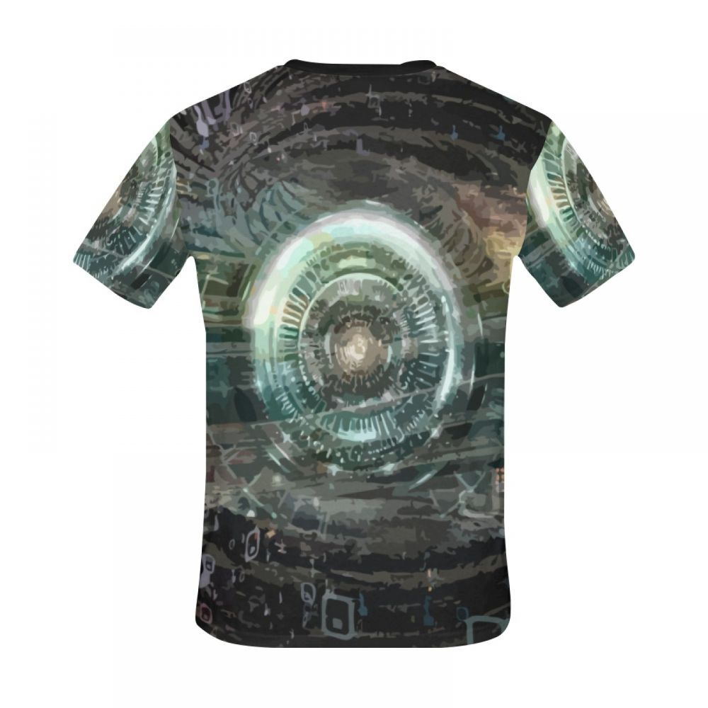 Men's Art Digital Bright Passage Short T-shirt Uk