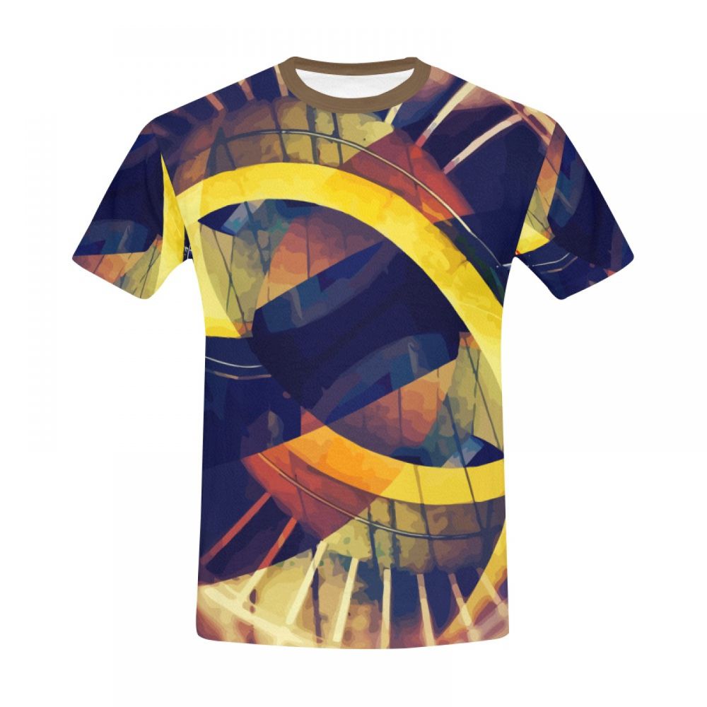 Men's Digital Art Cosmic Portal Short T-shirt Uk