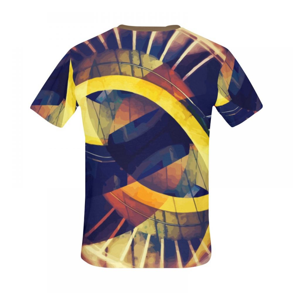 Men's Digital Art Cosmic Portal Short T-shirt Uk