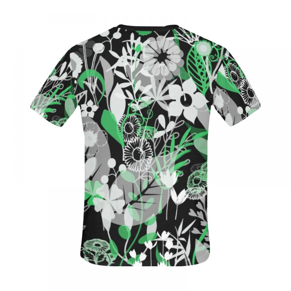 Men's Art Flower Arrangement Short T-shirt Uk