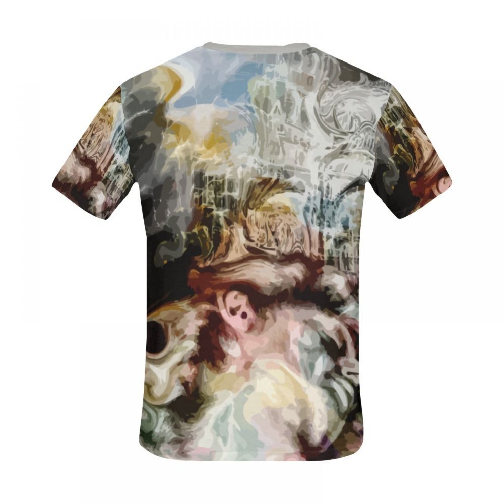 Men's Art Flowing Dream Short T-shirt Uk