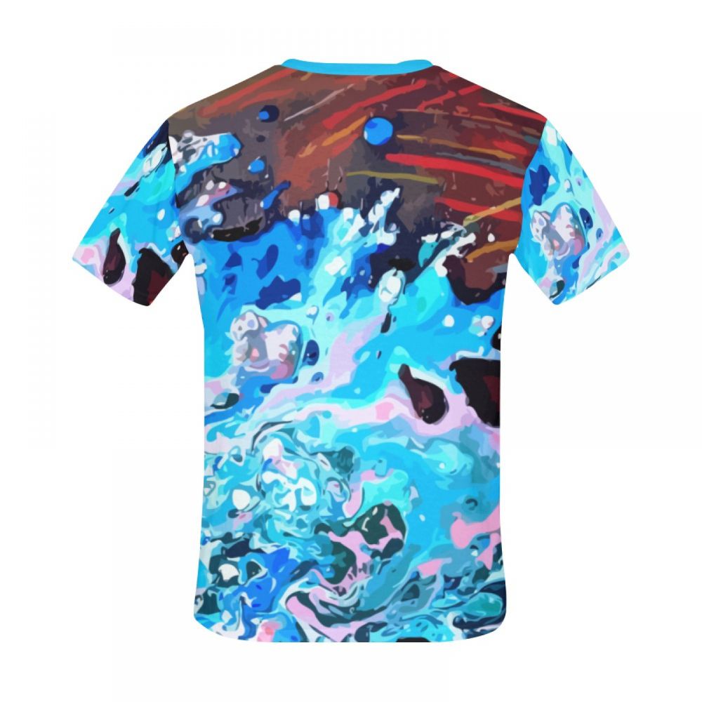 Men's Art Flowers In The Storm Short T-shirt Uk