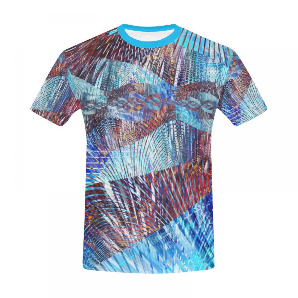 Men's Abstract Art D Major Short T-shirt Uk