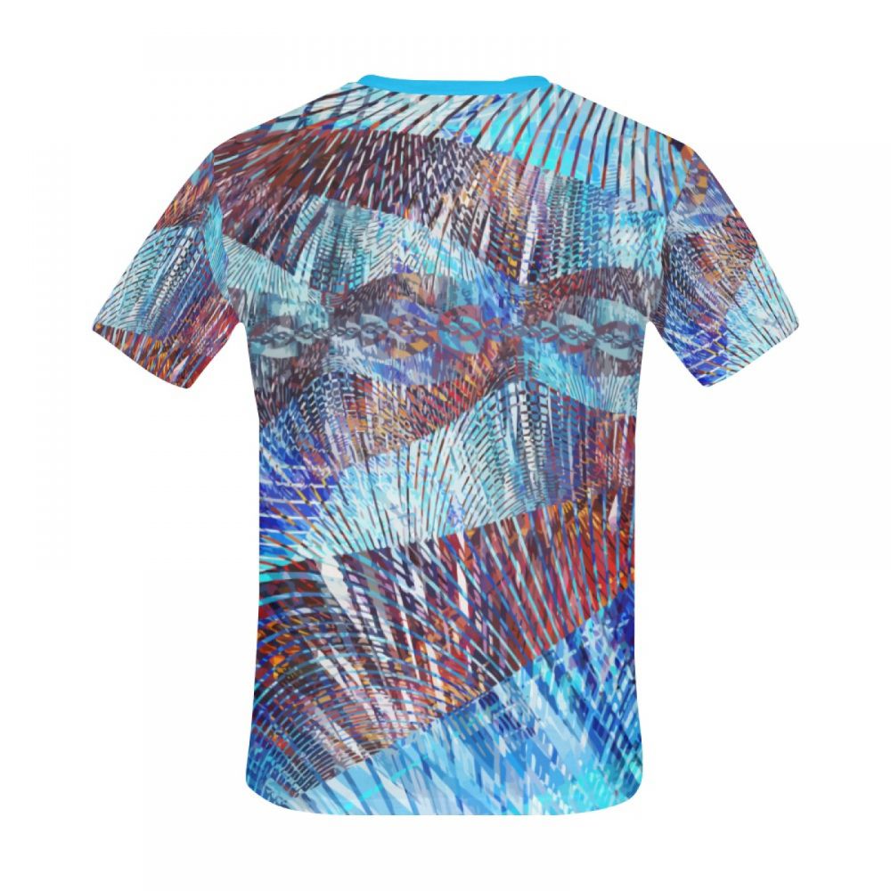 Men's Abstract Art D Major Short T-shirt Uk