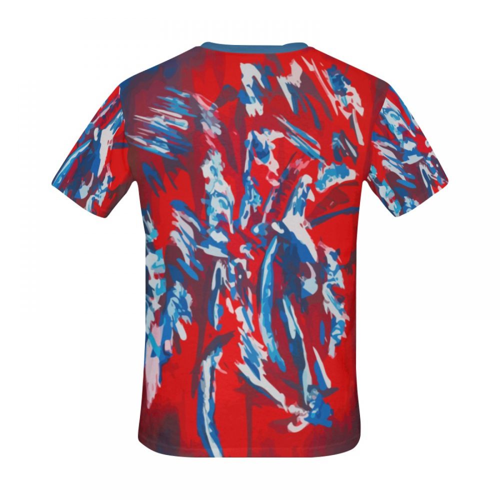 Men's Abstract Art Soul Walk Short T-shirt Uk