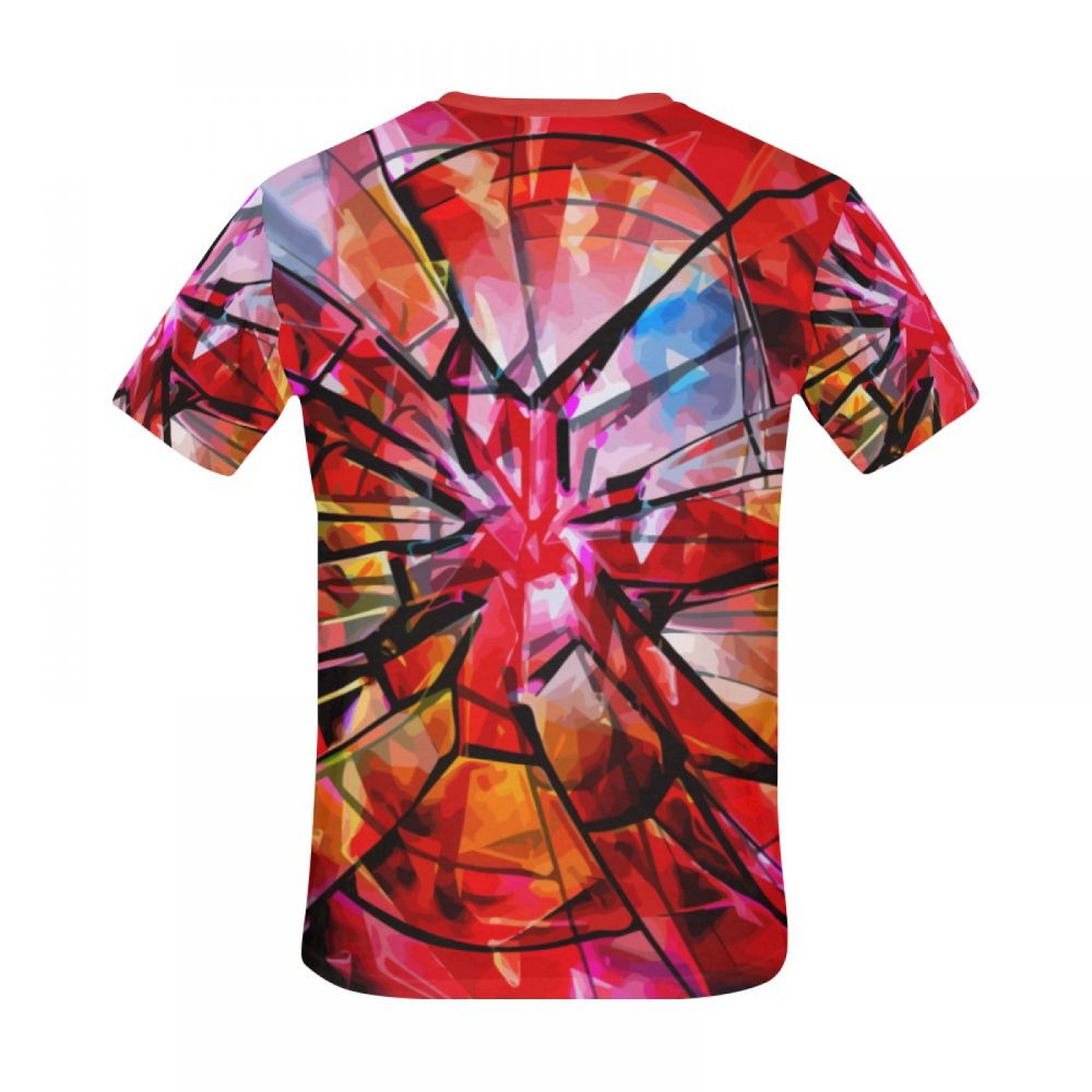 Men's Abstract Art Broken Soul Short T-shirt Uk