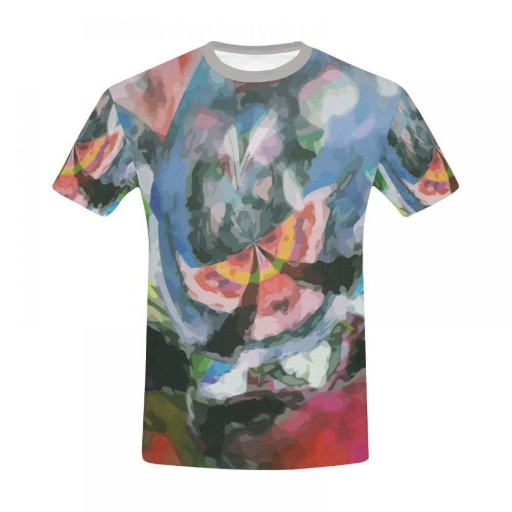 Men's Abstract Art Winged Goddess At The End Short T-shirt Uk