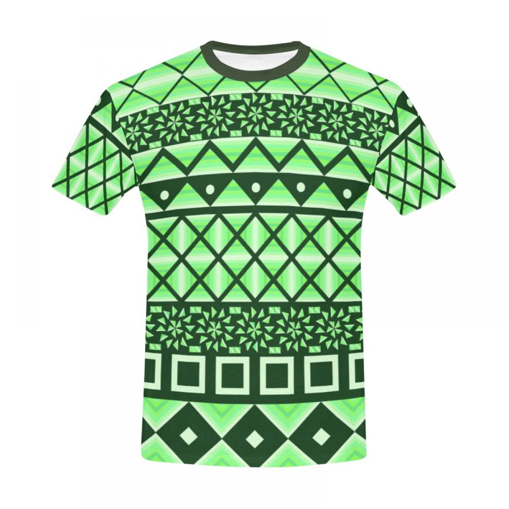 Men's Conceptual Art Green Box Short T-shirt Uk