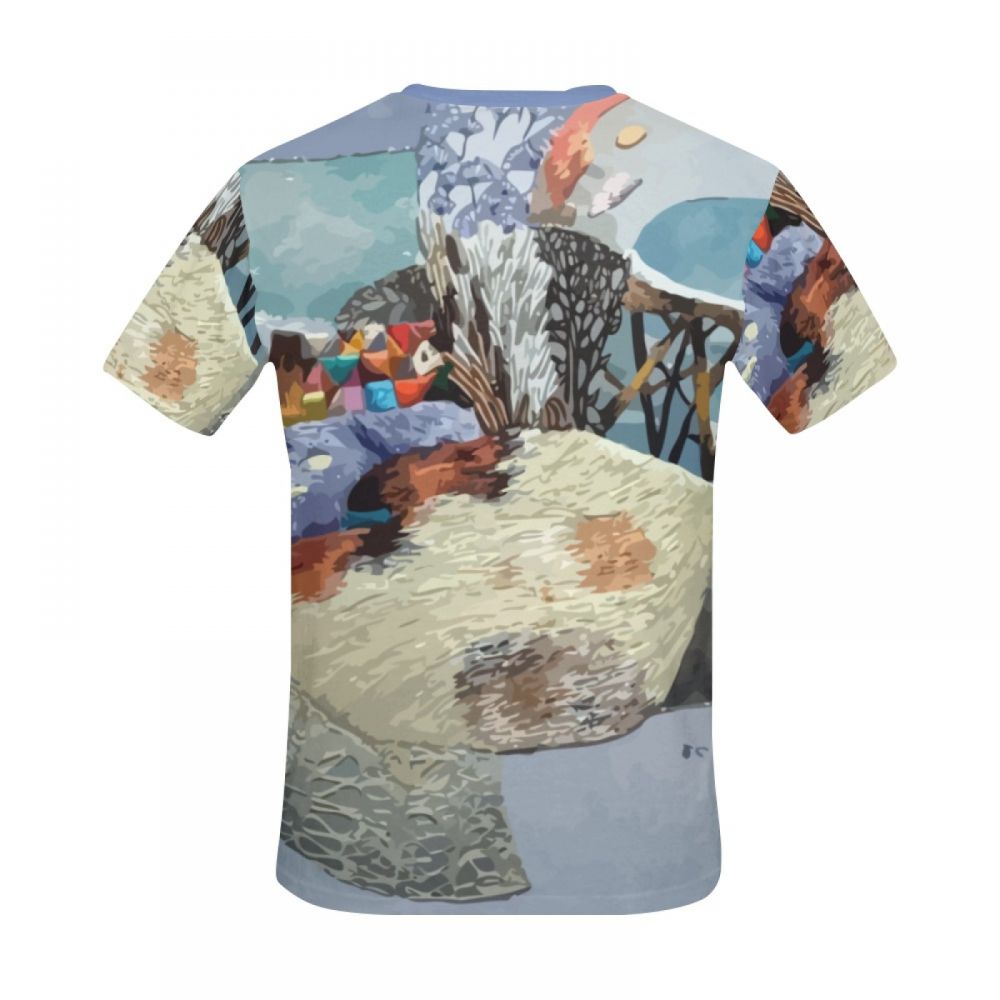 Men's Art Countryside Frost And Sun Short T-shirt Uk