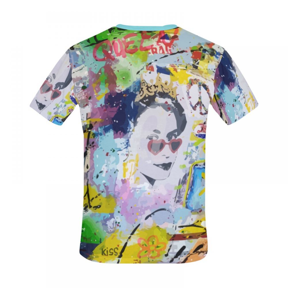 Men's Artistic Woman Queen Eli Iii Short T-shirt Uk