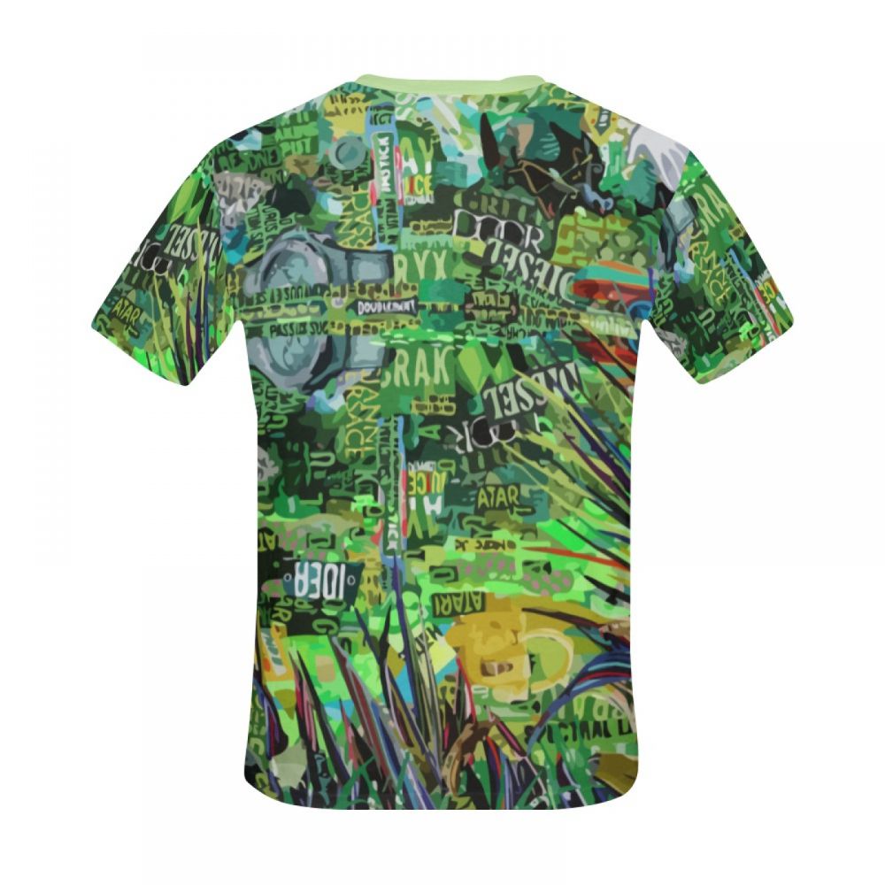 Men's Landscape Art Enchaanted Pond Short T-shirt Uk