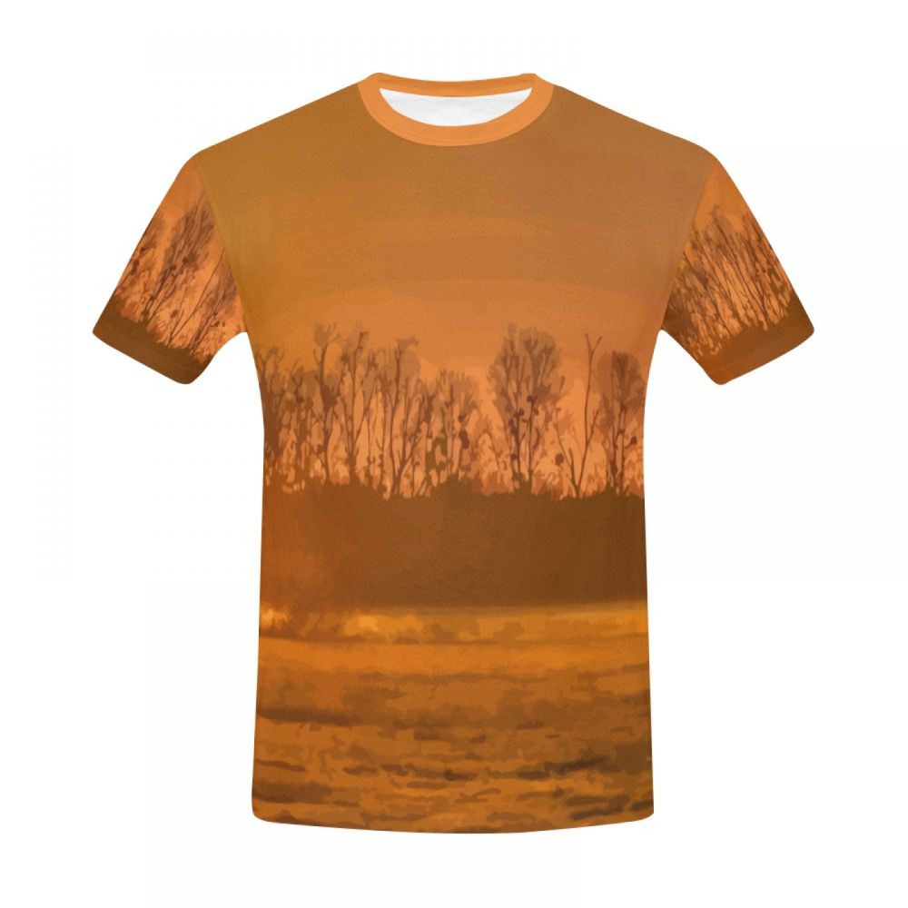 Men's Art Film Dune Forest Short T-shirt Uk