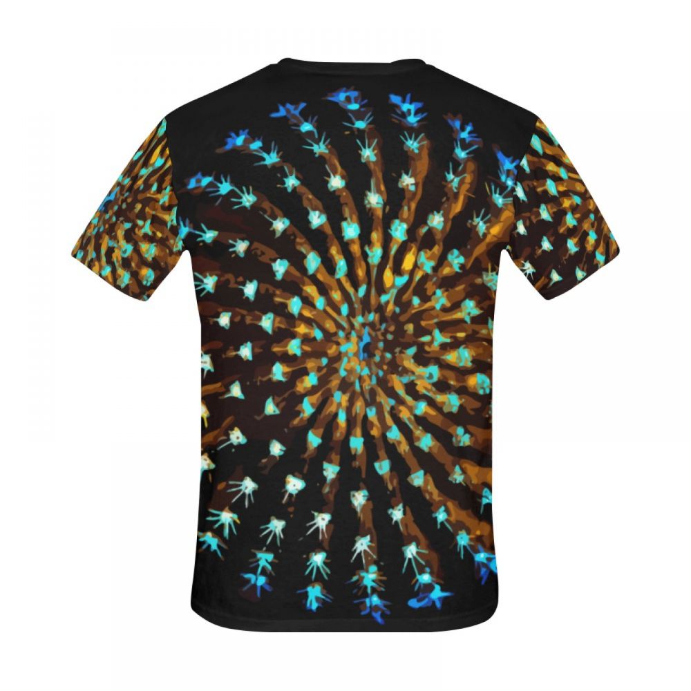 Men's Abstract Art Hikaru Mecac Short T-shirt Uk