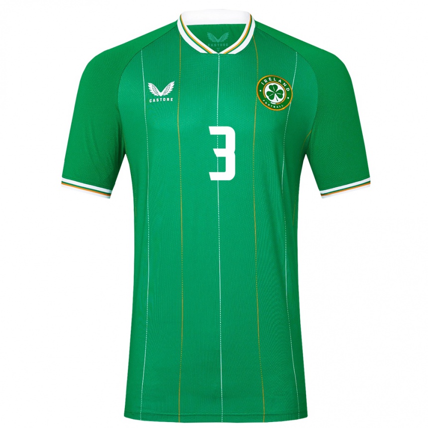 Kids Football Ireland Harriet Scott #3 Green Home Jersey 24-26 T-Shirt Uk