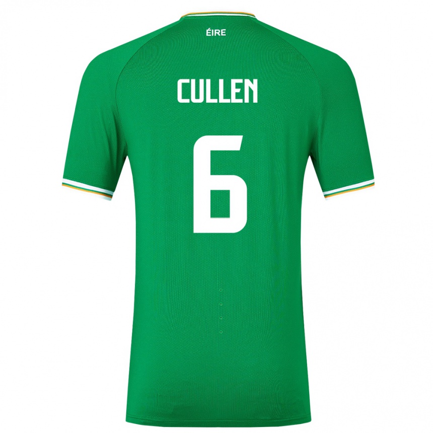 Kids Football Ireland Josh Cullen #6 Green Home Jersey 24-26 T-Shirt Uk