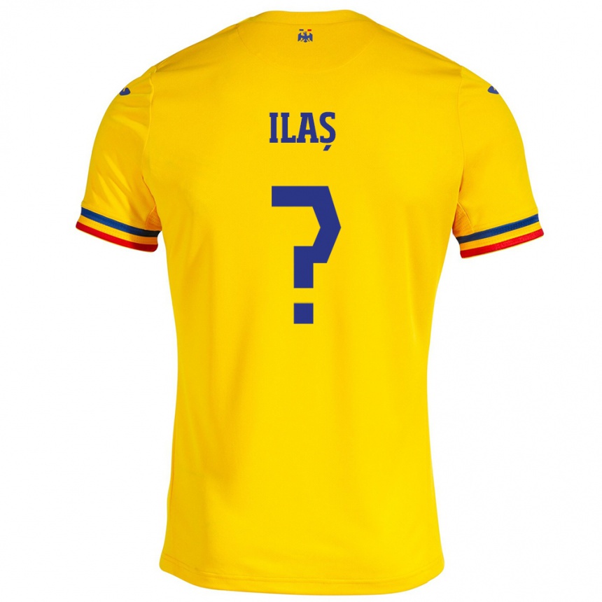 Kids Football Romania Narcis Ilaș #0 Yellow Home Jersey 24-26 T-Shirt Uk