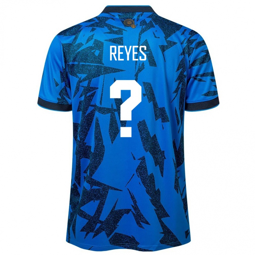 Kids Football El Salvador Jefferson Reyes #0 Blue Home Jersey 24-26 T-Shirt Uk