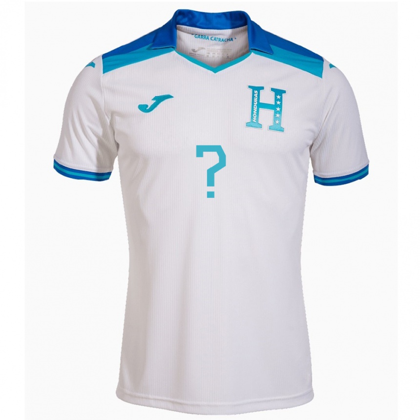 Kids Football Honduras Your Name #0 White Home Jersey 24-26 T-Shirt Uk