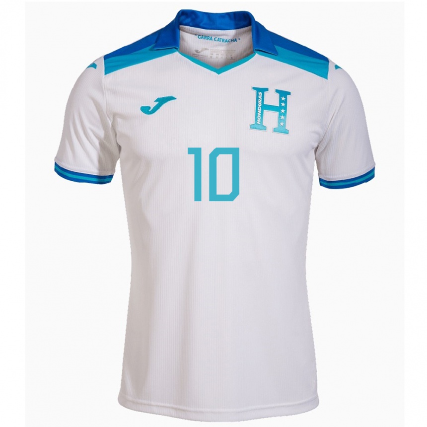 Kids Football Honduras Roberto Osorto #10 White Home Jersey 24-26 T-Shirt Uk