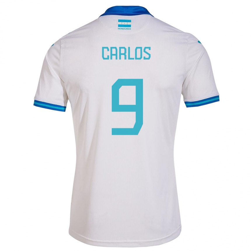 Kids Football Honduras Carlos Mejía #9 White Home Jersey 24-26 T-Shirt Uk