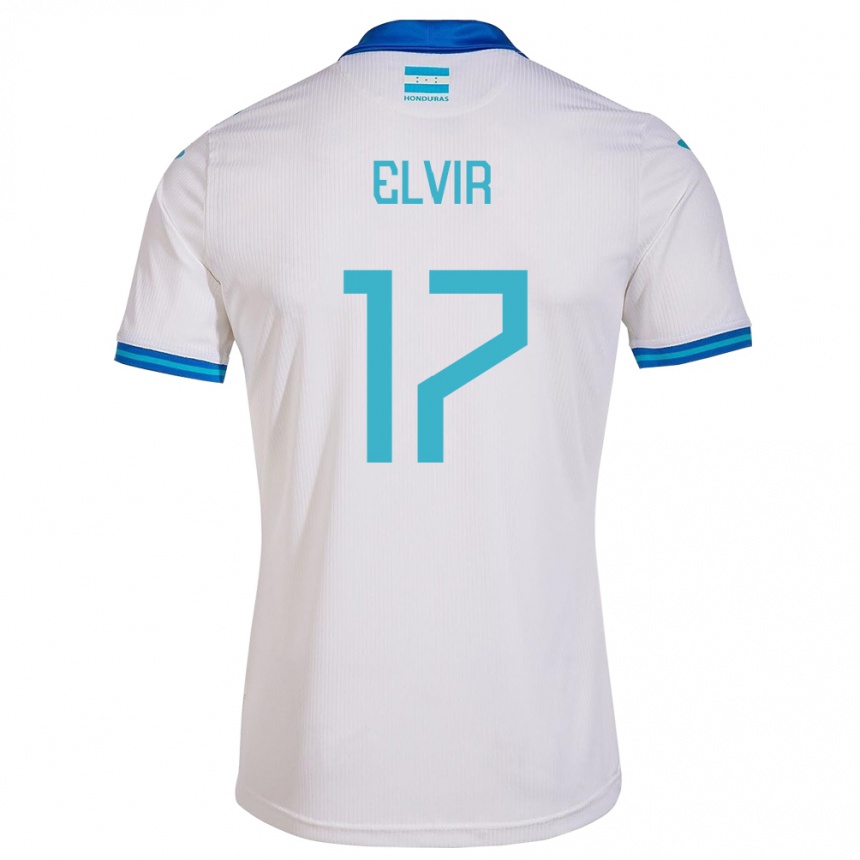 Kids Football Honduras Samuel Elvir #17 White Home Jersey 24-26 T-Shirt Uk