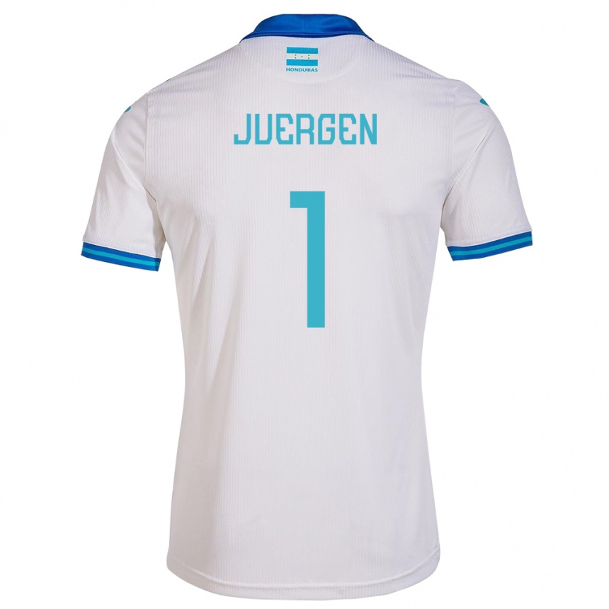 Kids Football Honduras Juergen García #1 White Home Jersey 24-26 T-Shirt Uk