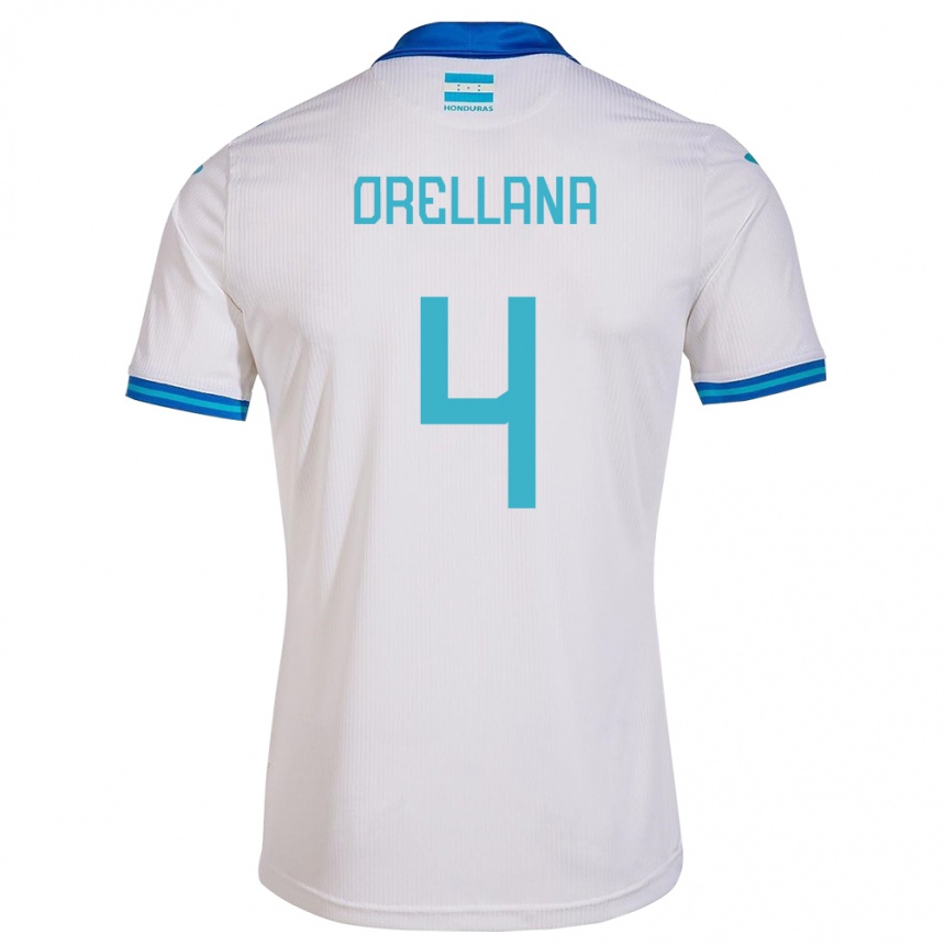 Kids Football Honduras André Orellana #4 White Home Jersey 24-26 T-Shirt Uk