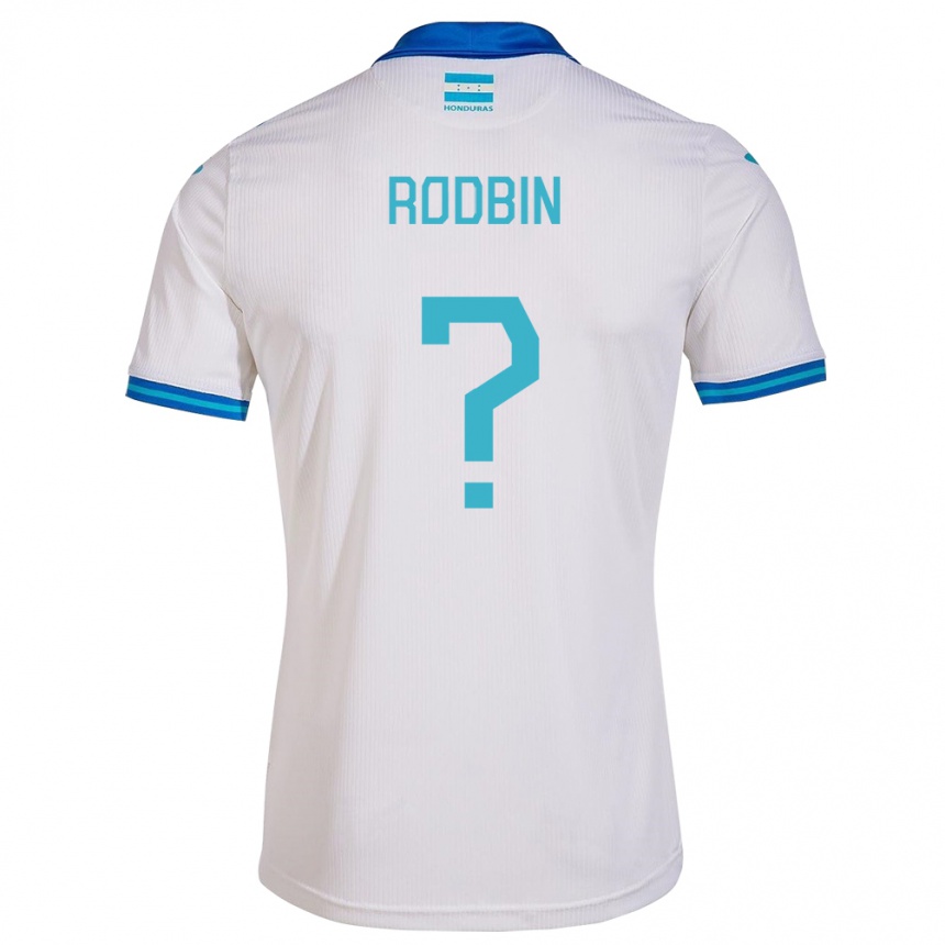 Kids Football Honduras Rodbin Mejía #0 White Home Jersey 24-26 T-Shirt Uk