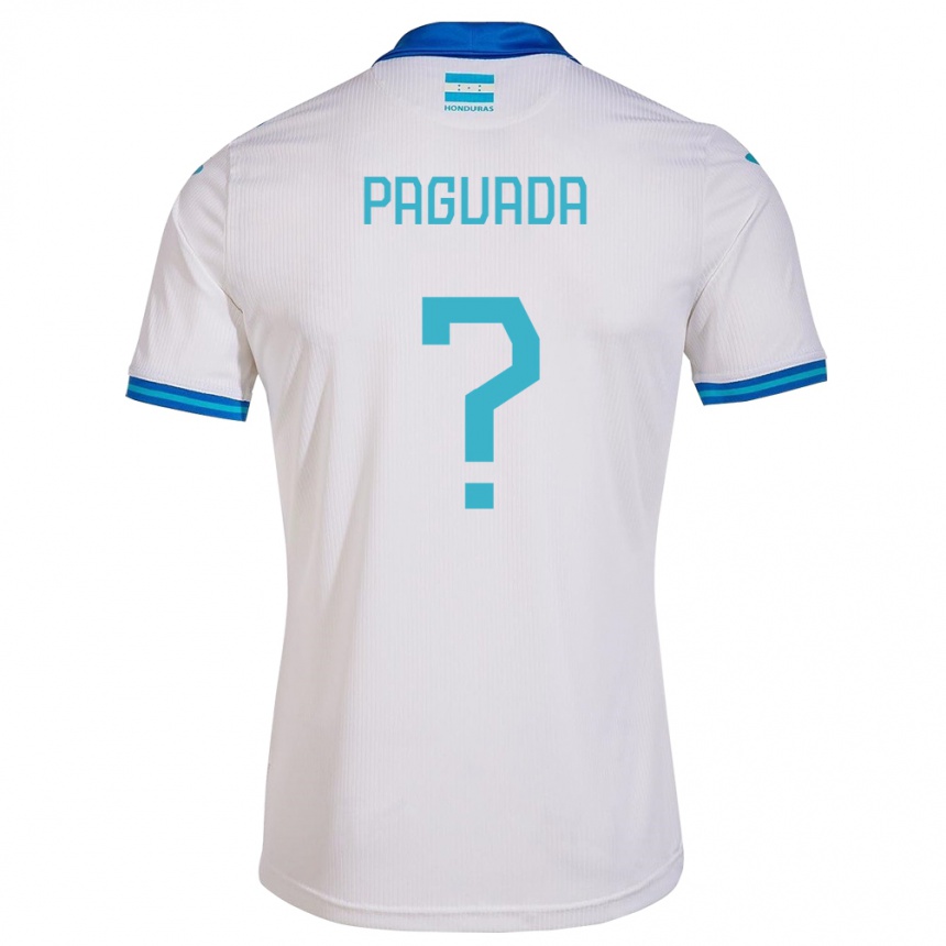 Kids Football Honduras Didier Paguada #0 White Home Jersey 24-26 T-Shirt Uk