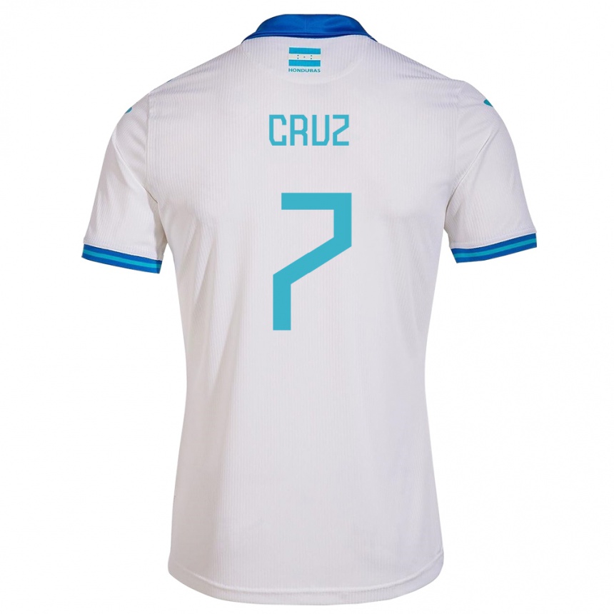 Kids Football Honduras Nixon Cruz #7 White Home Jersey 24-26 T-Shirt Uk