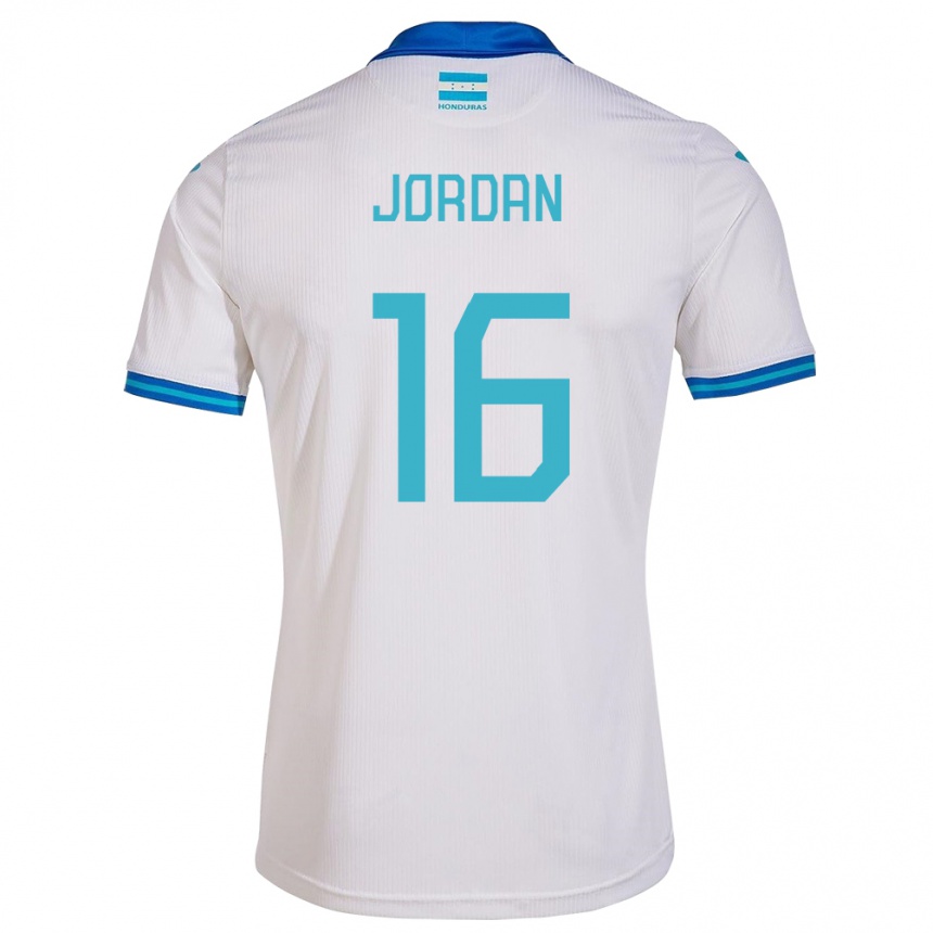 Kids Football Honduras Jordan García #16 White Home Jersey 24-26 T-Shirt Uk