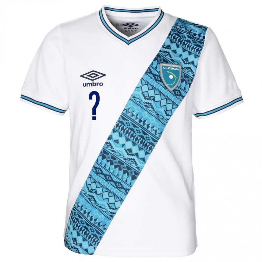 Kids Football Guatemala Betzael Contreras #0 White Home Jersey 24-26 T-Shirt Uk