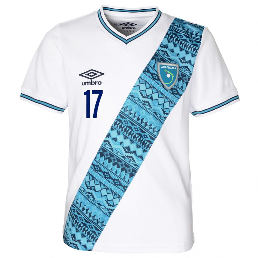 Kids Football Guatemala Sandra Ovando #17 White Home Jersey 24-26 T-Shirt Uk