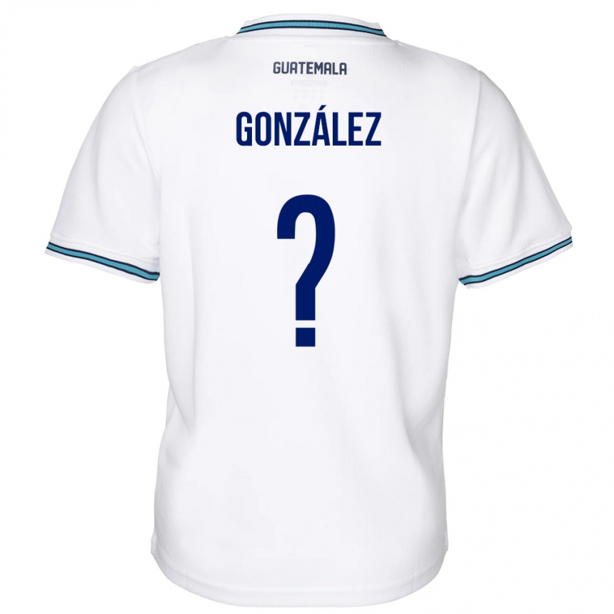 Kids Football Guatemala Erick González #0 White Home Jersey 24-26 T-Shirt Uk