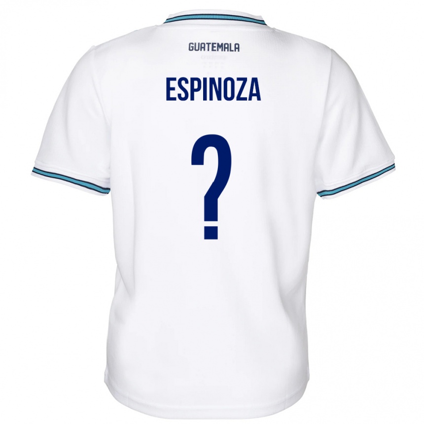 Kids Football Guatemala José Espinoza #0 White Home Jersey 24-26 T-Shirt Uk