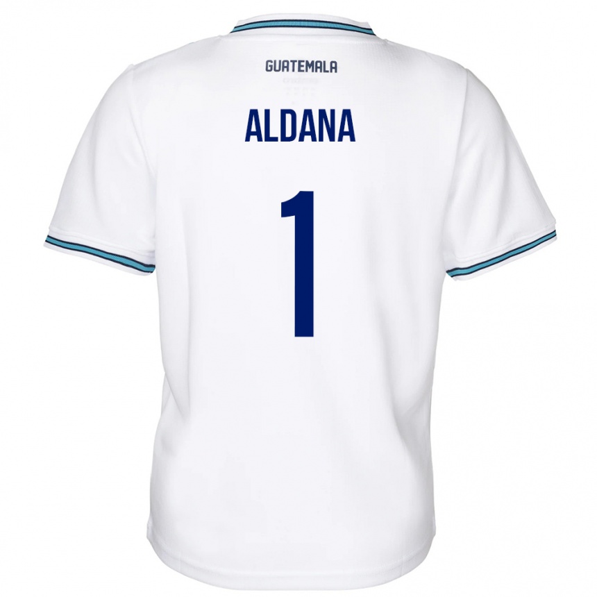 Kids Football Guatemala David Aldana #1 White Home Jersey 24-26 T-Shirt Uk