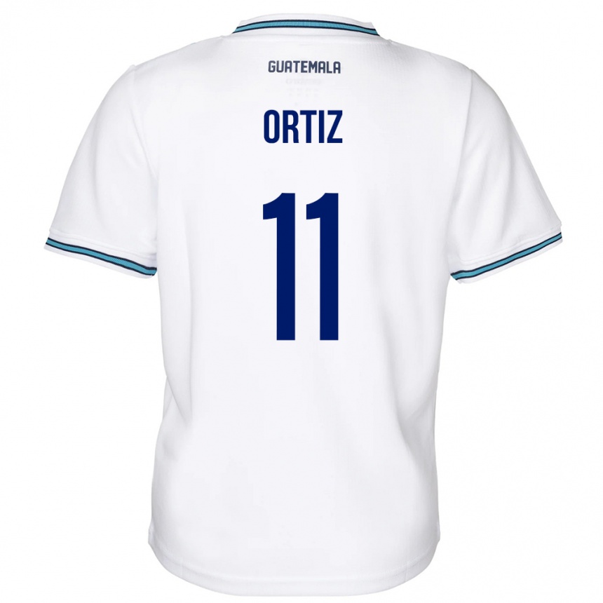 Kids Football Guatemala Andersson Ortiz #11 White Home Jersey 24-26 T-Shirt Uk