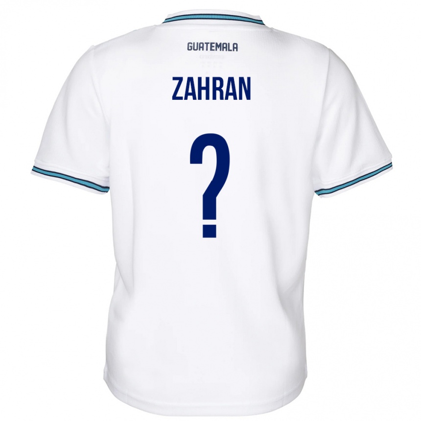 Kids Football Guatemala William Zahran #0 White Home Jersey 24-26 T-Shirt Uk