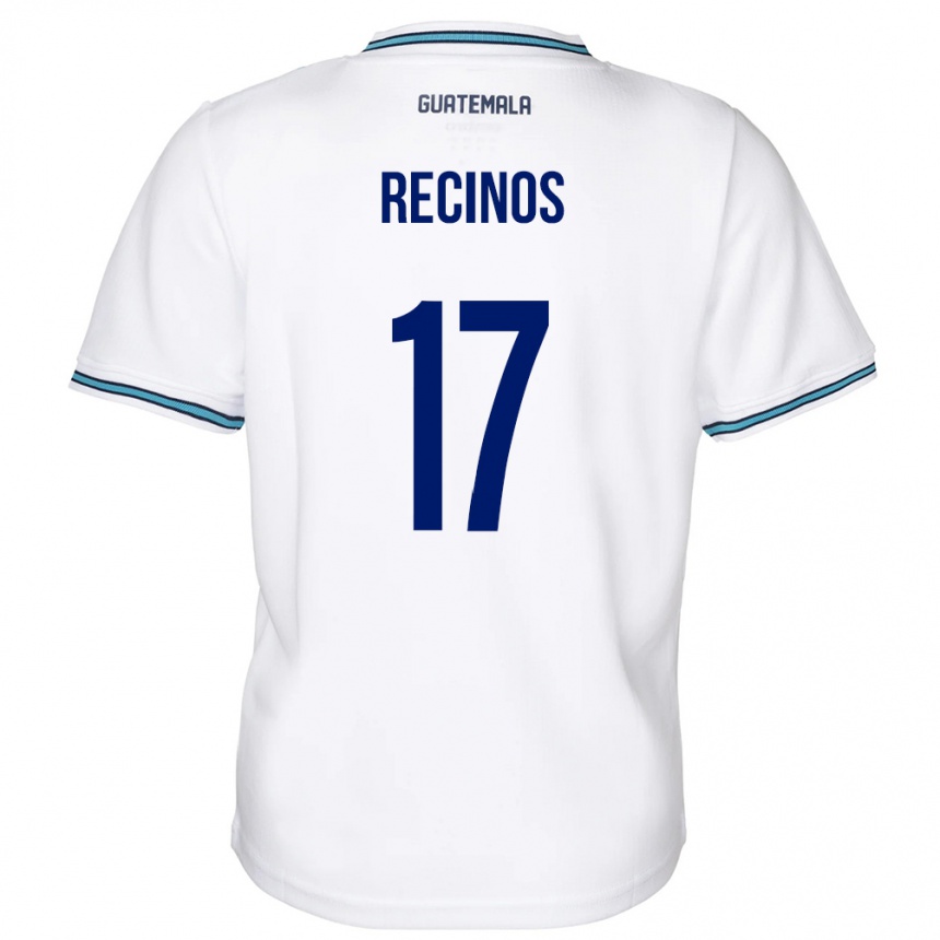 Kids Football Guatemala Antony Recinos #17 White Home Jersey 24-26 T-Shirt Uk