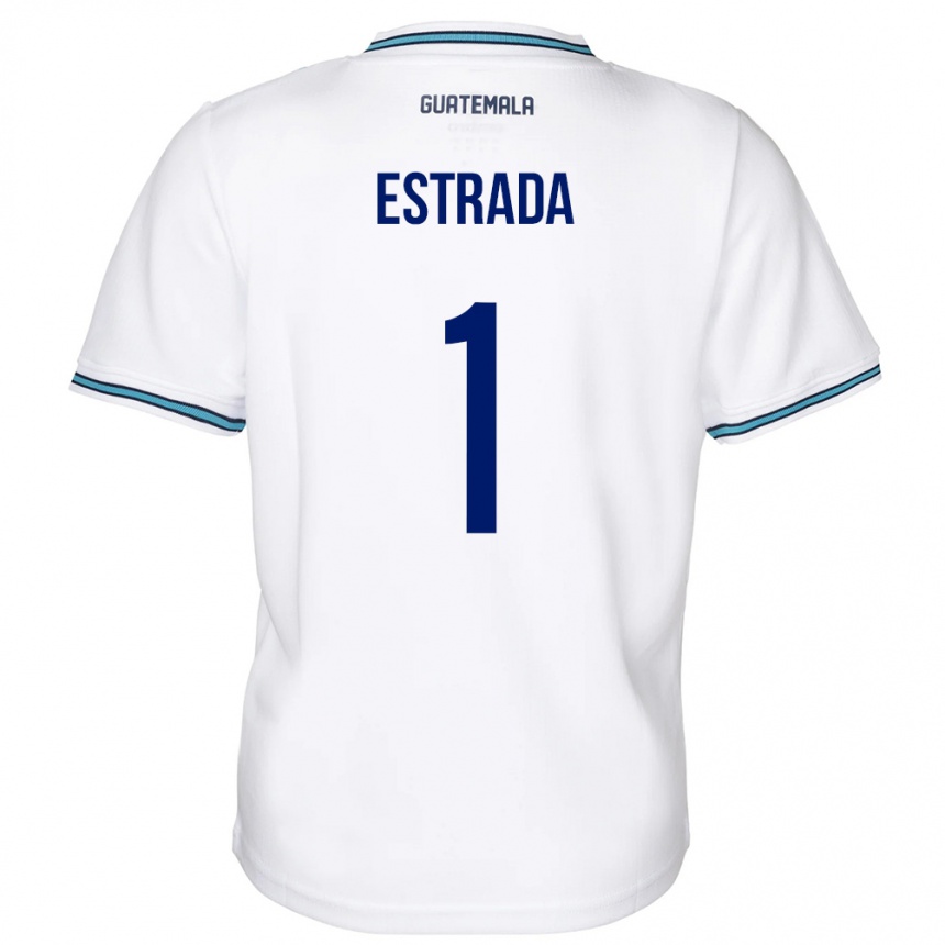 Kids Football Guatemala Alexia Estrada #1 White Home Jersey 24-26 T-Shirt Uk