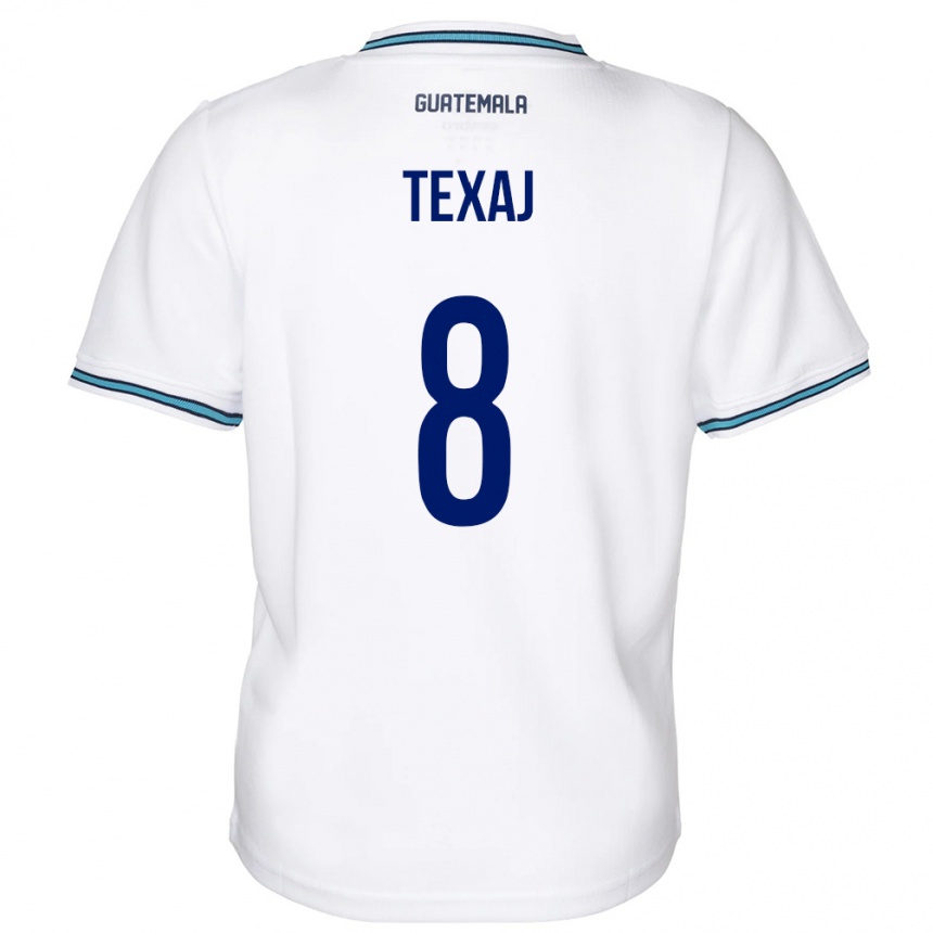 Kids Football Guatemala Elisa Texaj #8 White Home Jersey 24-26 T-Shirt Uk