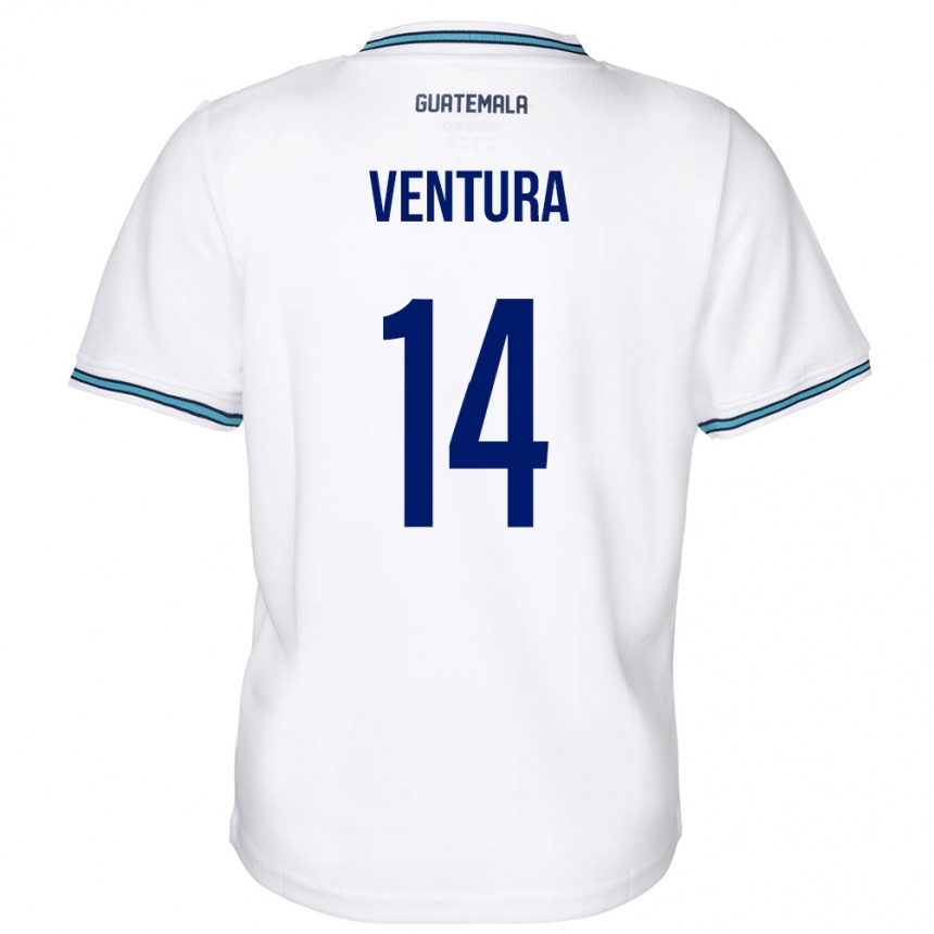 Kids Football Guatemala Madelyn Ventura #14 White Home Jersey 24-26 T-Shirt Uk