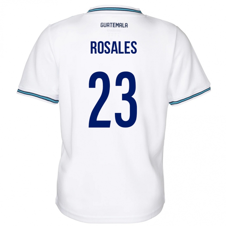 Kids Football Guatemala Yareni Rosales #23 White Home Jersey 24-26 T-Shirt Uk