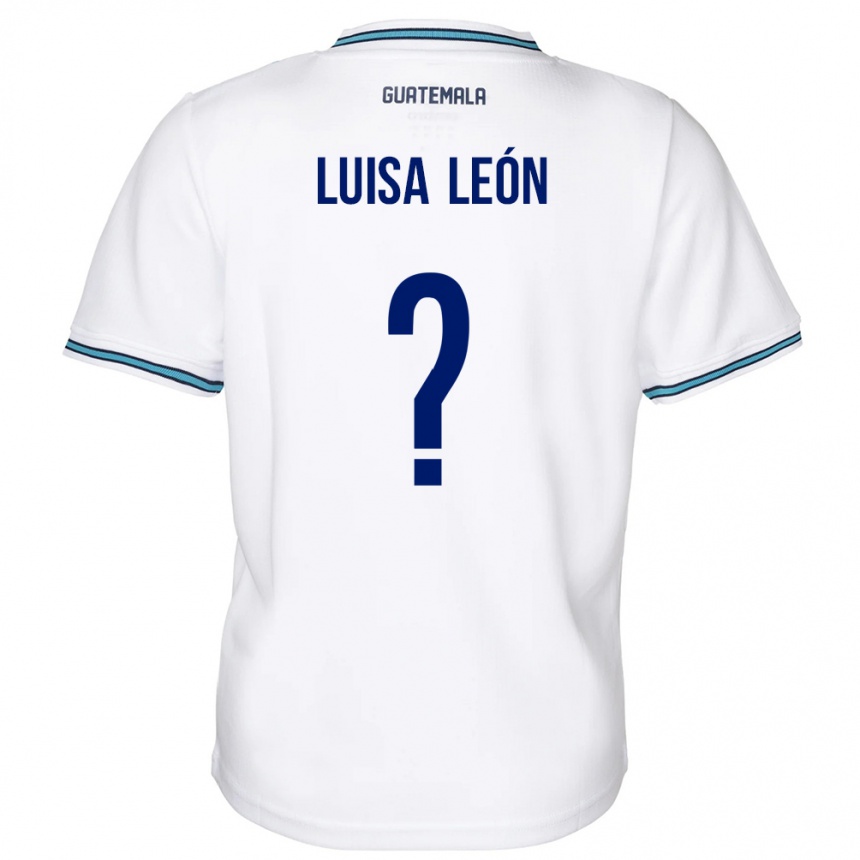 Kids Football Guatemala Luisa León #0 White Home Jersey 24-26 T-Shirt Uk