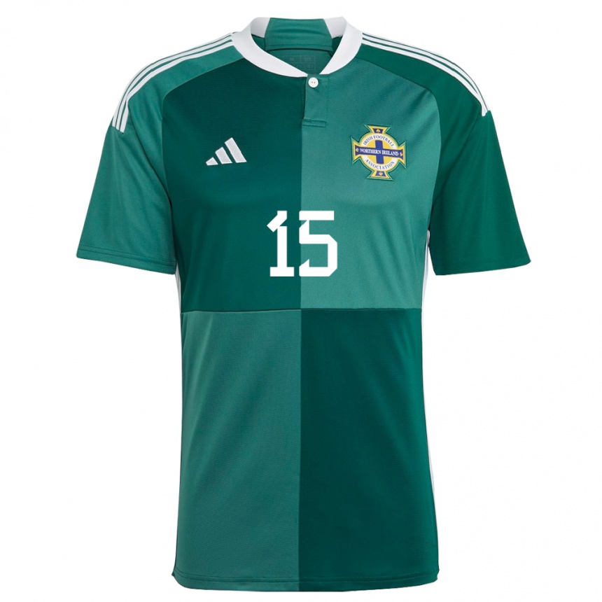 Kids Football Northern Ireland Rebecca Holloway #15 Green Home Jersey 24-26 T-Shirt Uk